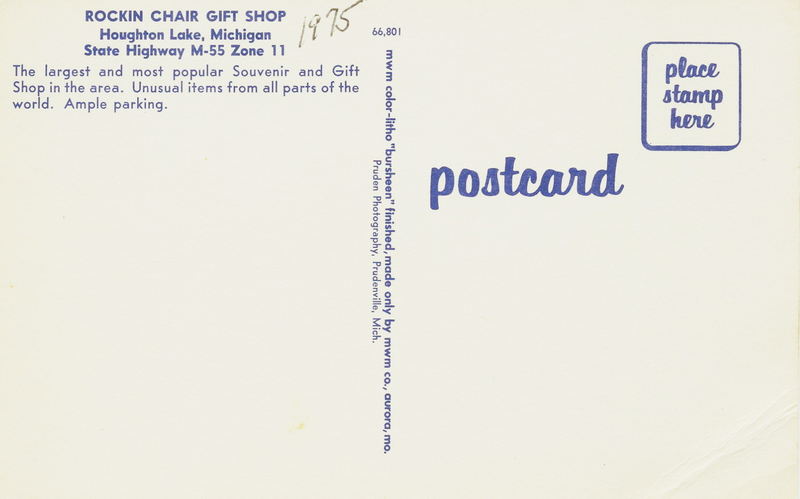 Rockin Chair Gift Shope - OLD POSTCARD VIEW